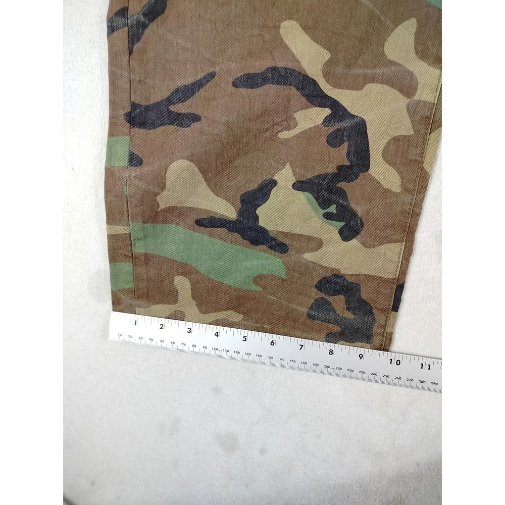Polo Ralph Lauren Hampton Relaxed Straight Jeans Mens 46x30 Camo Stretch Denim